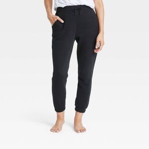 High Waist Black Joggers - All in Motion XS